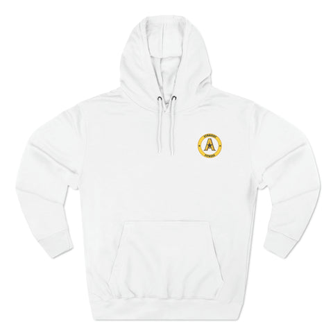 Three-Panel Fleece Hoodie