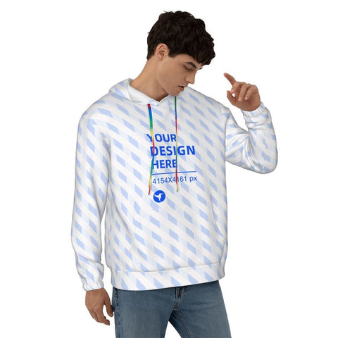 Youthful Personality Men's Hooded Pocket Sweatshirt