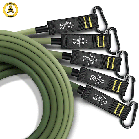 Versatile Resistance Band Set for Full-Body Workout
