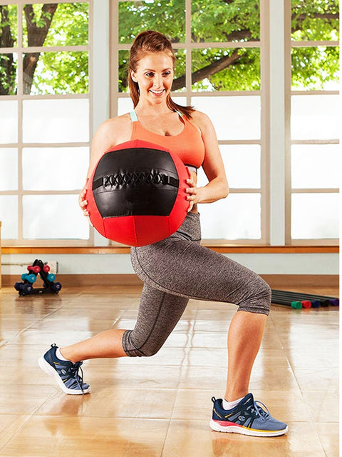 Soft Grip Medicine Ball Versatile Fitness Training Tool