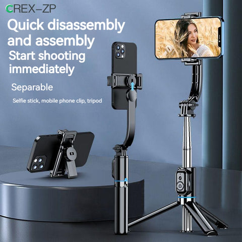 Wireless Bluetooth Selfie Stick: Portable Tripod with Fill Light
